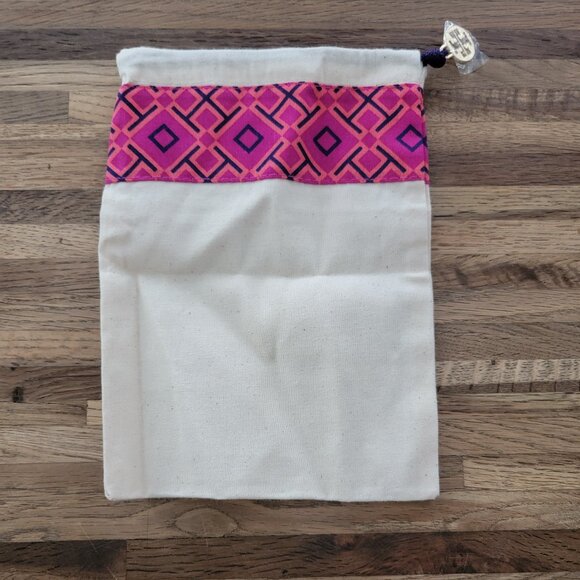 Tory Burch Drawstring Dust Bag Cover 8.5 x9" - Picture 6 of 6